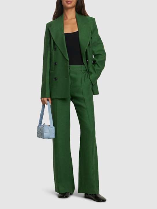 JW Anderson: Tailored viscose wide leg pants - women_1 | Luisa Via Roma