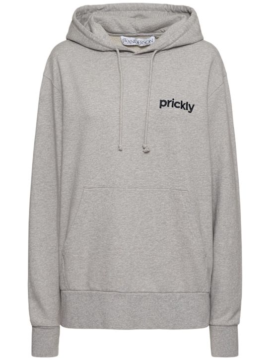 Prickly back print hoodie - Thumbnail 1