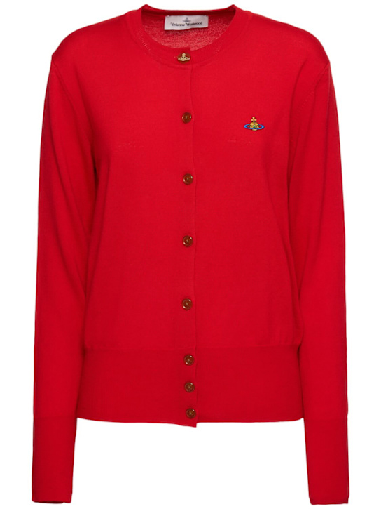 Vivienne Westwood: Bea wool knit cardigan - women_0 | Luisa Via Roma