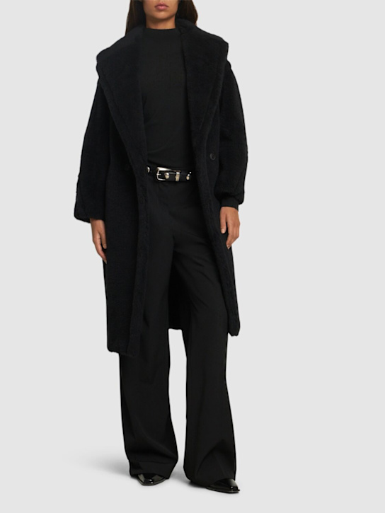 Max Mara: Tedgirl alpaca blend long coat - women_1 | Luisa Via Roma