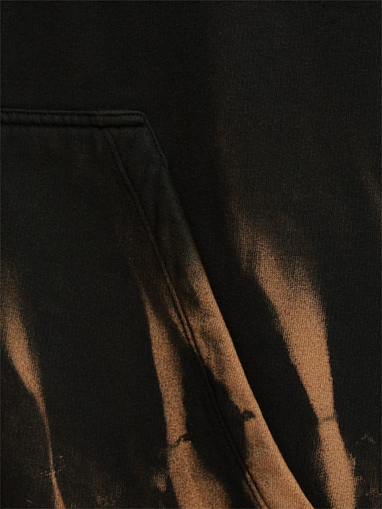 Rick Owens DRKSHDW: Jumbo Gimp zipped sweatshirt - Black/Terra - men_3 | Luisa Via Roma