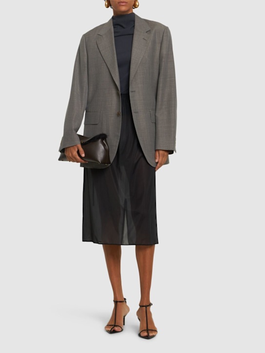 Carven: Mesh midi skirt - women_1 | Luisa Via Roma