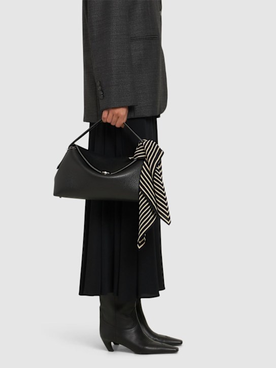 Toteme: T-Lock pebble leather top handle bag - women_1 | Luisa Via Roma