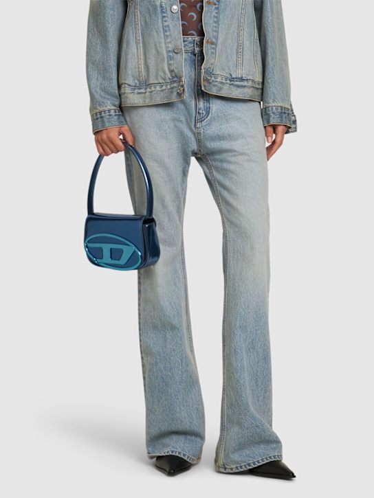 Diesel: 1DR metallic leather shoulder bag - women_1 | Luisa Via Roma