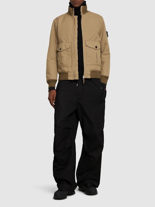Stone Island: Casual jacket - Biscuit - men_1 | Luisa Via Roma