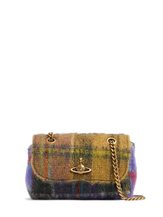 Vivienne Westwood: Small Purse tartan mohair bag - women_0 | Luisa Via Roma