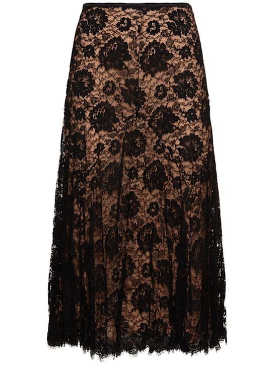 Crushed Dance cotton blend lace skirt - Thumbnail 1