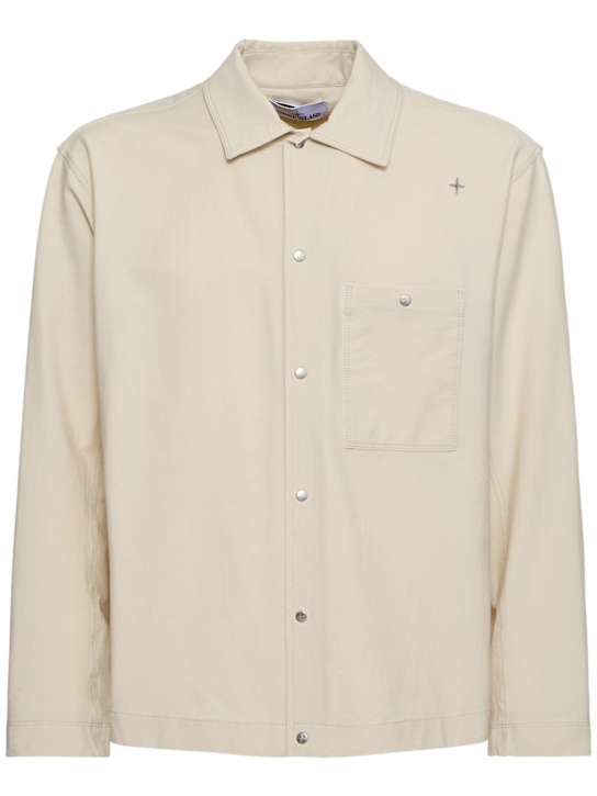 Stone Island: Stellina Light Outwear overshirt - men_0 | Luisa Via Roma