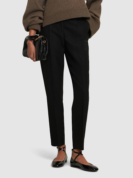 Stuart Weitzman: Chaussures plates en cuir verni Eden 10 mm - women_1 | Luisa Via Roma