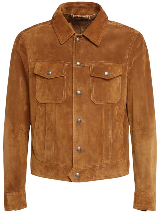 Soft suede jacket - Thumbnail 1
