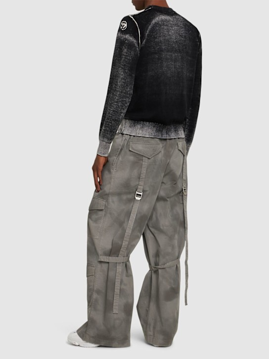 Diesel: K-Larence-B crewneck knit sweater - men_1 | Luisa Via Roma