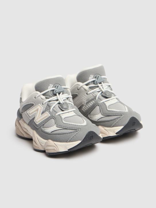 New Balance: 9060系带运动鞋 - 灰色 - kids-girls_1 | Luisa Via Roma