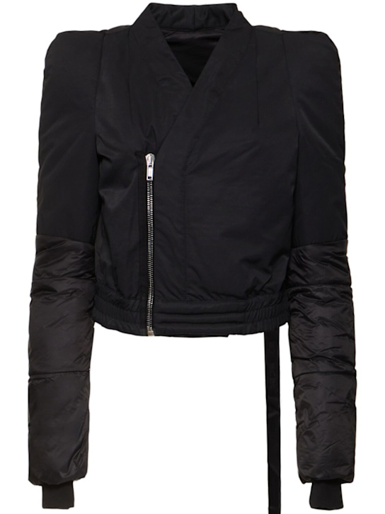 Rick Owens DRKSHDW: Metro tech bomber jacket - women_0 | Luisa Via Roma