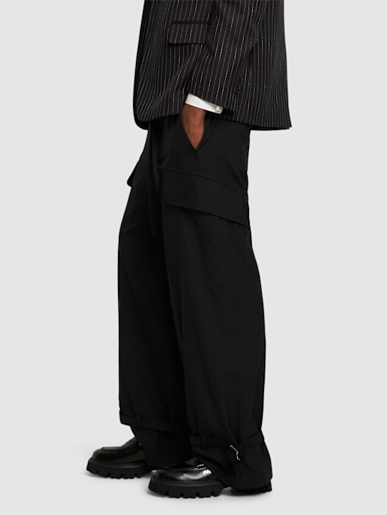 MSGM: Brushed leather loafers - men_1 | Luisa Via Roma