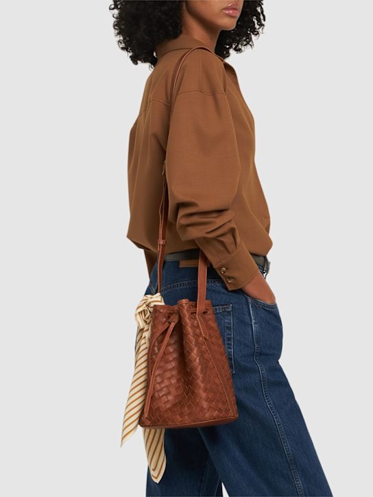 Bembien: Adele leather bucket bag - women_1 | Luisa Via Roma