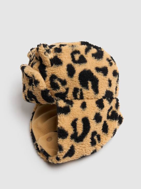 Jellymallow: Poly teddy hat w/ear appliqués - Multicolor - kids-boys_1 | Luisa Via Roma