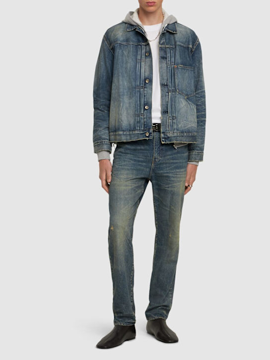 Sacai: BEYONDEXX denim jacket - men_1 | Luisa Via Roma
