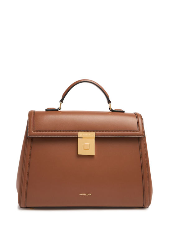 DeMellier: Midi Paris smooth leather top handle bag - women_0 | Luisa Via Roma