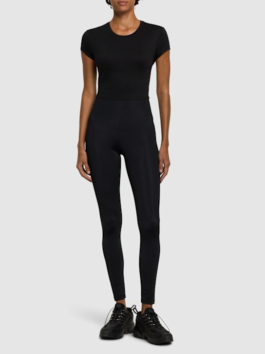 Alo Yoga: Alosoft Finesse short sleeve t-shirt - women_1 | Luisa Via Roma