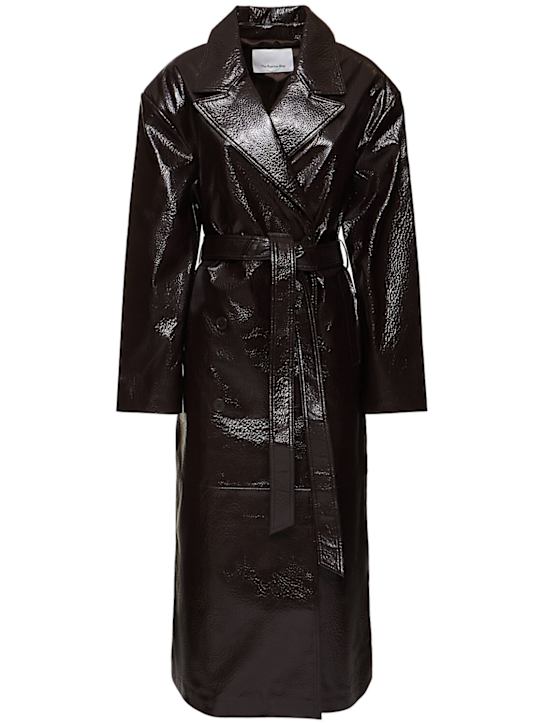 The Frankie Shop: Trench Tina in similpelle craclé - women_0 | Luisa Via Roma