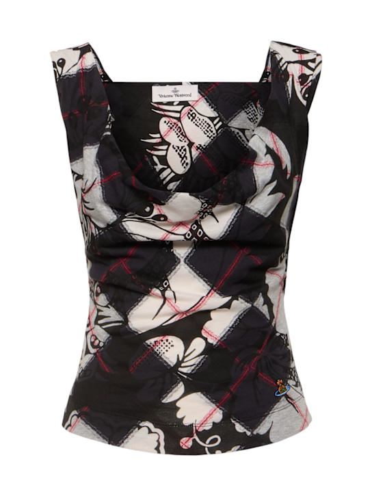 Vivienne Westwood: Anna printed jacquard jersey top - women_0 | Luisa Via Roma