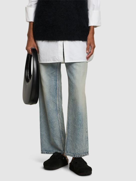 BIRKENSTOCK: Boston shearling & suede loafers - women_1 | Luisa Via Roma