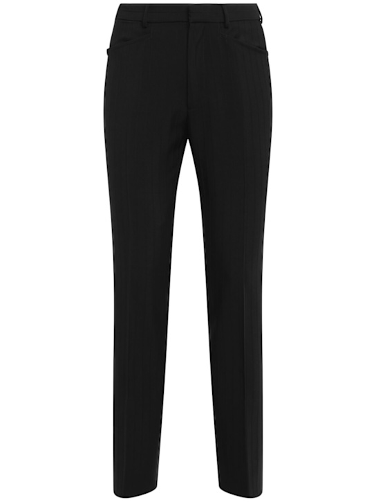 Tom Ford: Dyllan striped silk blend pants - men_0 | Luisa Via Roma