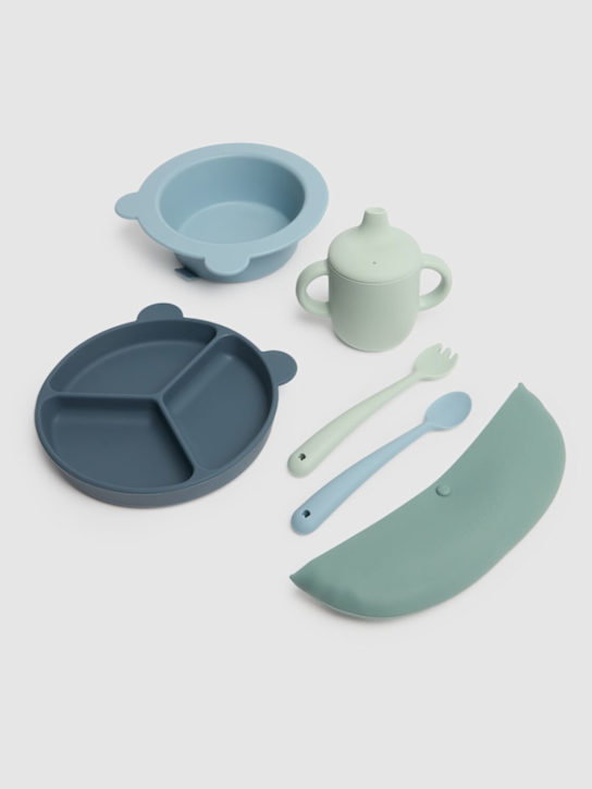 Liewood: Silikon-Set für Mahlzeiten - Blau - kids-girls_1 | Luisa Via Roma