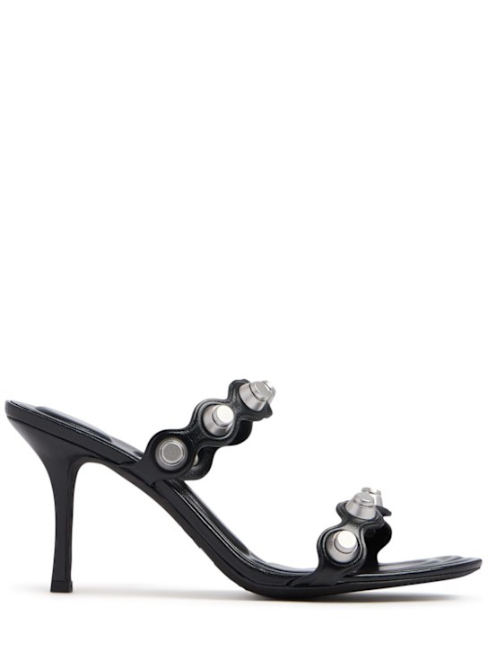 Alexander Wang: 85mm Riot leather sandals - women_0 | Luisa Via Roma