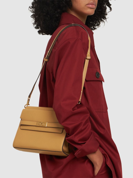 Tory Burch: Lee Radziwill leather shoulder bag - women_1 | Luisa Via Roma