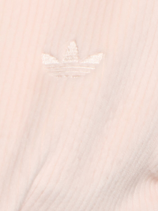 adidas Originals: Cropped velour track top - women_1 | Luisa Via Roma