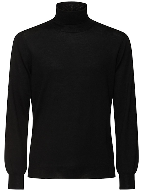Lardini: Wool turtleneck sweater - men_0 | Luisa Via Roma