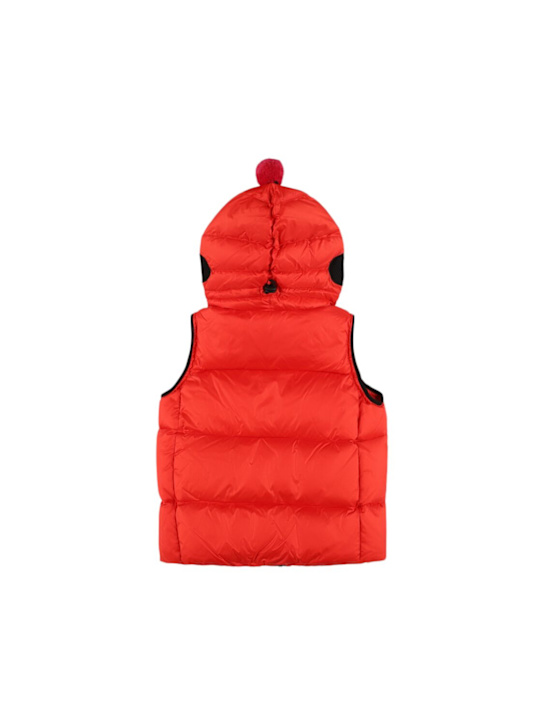 Ai Riders: Nylon down vest - Red - kids-boys_2 | Luisa Via Roma