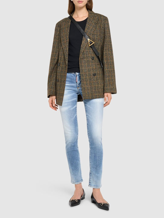 Dsquared2: Mittelhohe, gerade Stretch­-Jeans „Jennifer“ - women_1 | Luisa Via Roma