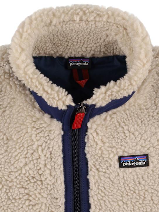 Patagonia: Smanicato Retro-X in teddy di poly riciclato - kids-girls_1 | Luisa Via Roma