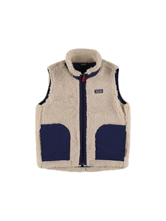 Patagonia: Smanicato Retro-X in teddy di poly riciclato - kids-girls_0 | Luisa Via Roma