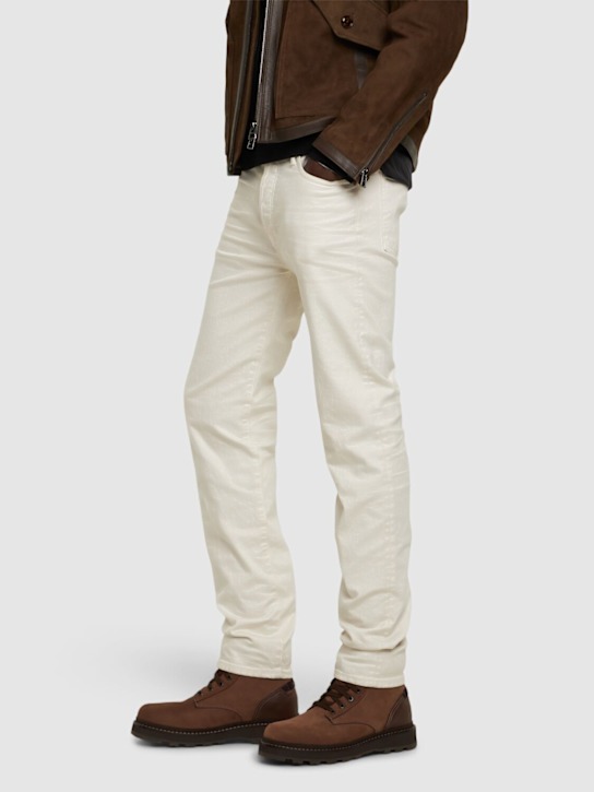 Moncler: Peka leather hiking boots - men_1 | Luisa Via Roma