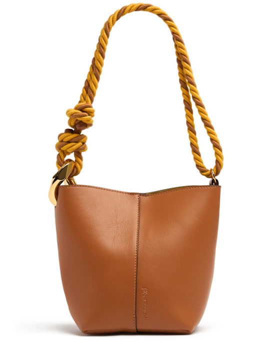 JW Anderson: The small JWA Corner smooth leather bag - women_0 | Luisa Via Roma