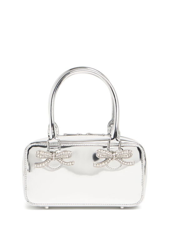 Self-portrait: Mini leather top handle bag - women_0 | Luisa Via Roma