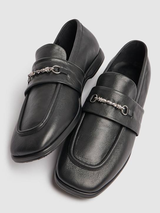 After Pray: Rope Chain loafers - Black - men_2 | Luisa Via Roma