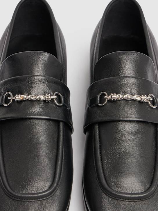 After Pray: Rope Chain loafers - Black - men_4 | Luisa Via Roma
