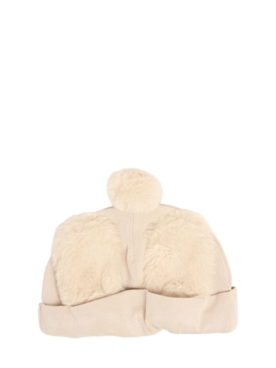 Donsje: Modal blend hat w/ear appliqués - kids-boys_0 | Luisa Via Roma