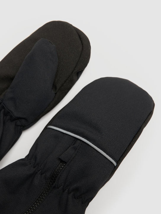Mini Rodini: Recycled poly mittens - Black - kids-boys_1 | Luisa Via Roma