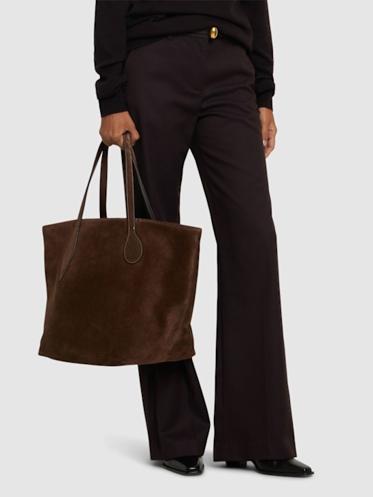 Liffner: Sprout suede tote bag - women_1 | Luisa Via Roma