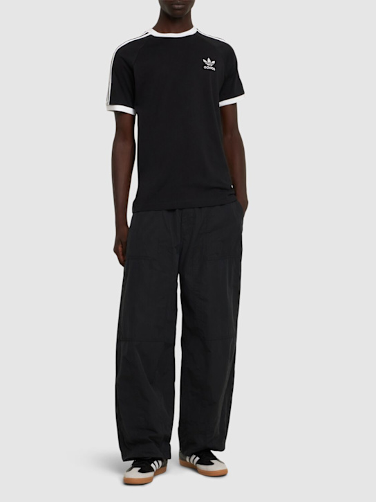 adidas Originals: T-Shirt aus Baumwolle mit 3 Streifen - men_1 | Luisa Via Roma