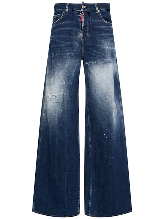 Dsquared2: Traveller low rise stretch baggy jeans - women_0 | Luisa Via Roma