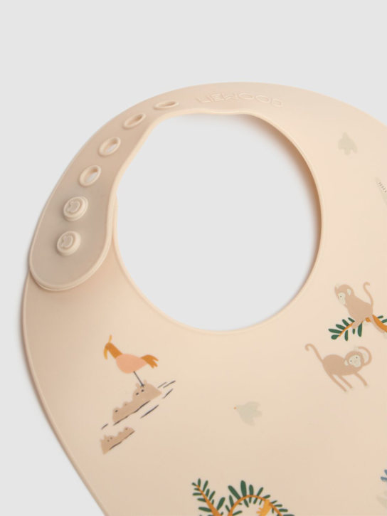 Liewood: Set of 2 printed silicone bibs - Multicolor - kids-boys_1 | Luisa Via Roma