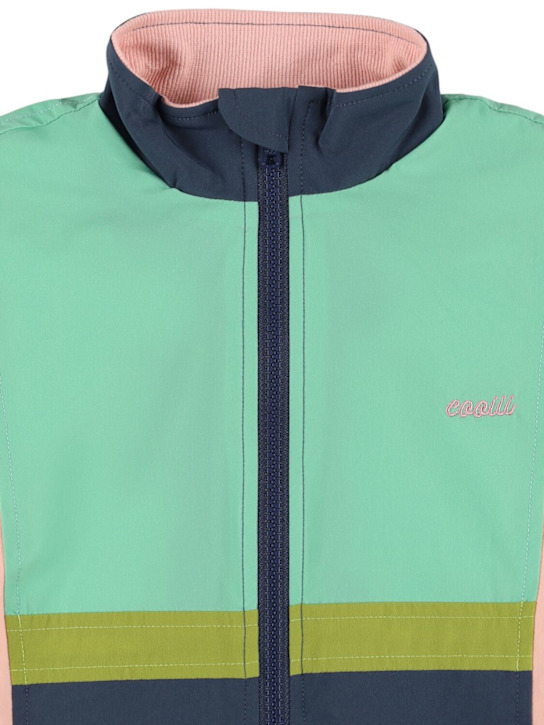 Cooiii: Giacca sportiva patchwork stretch - Blu/Multi - kids-girls_1 | Luisa Via Roma