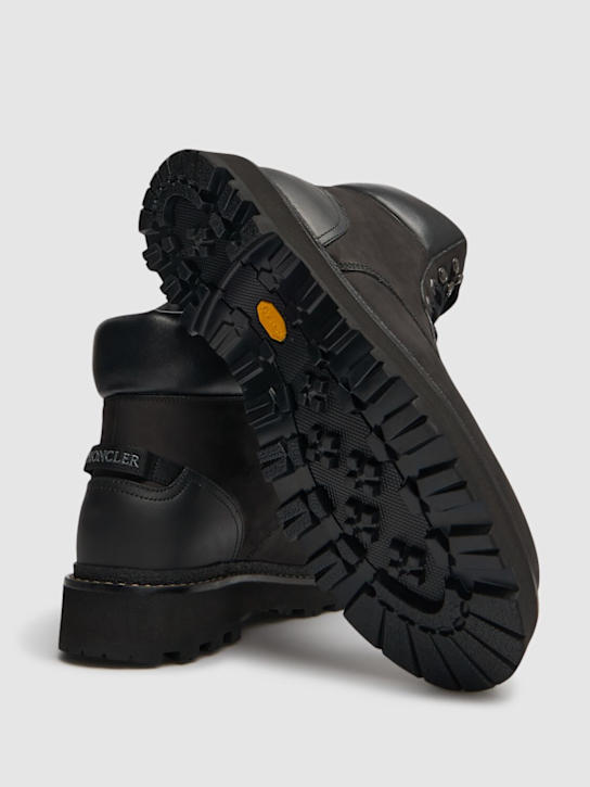 Moncler: Peka leather hiking boots - men_5 | Luisa Via Roma