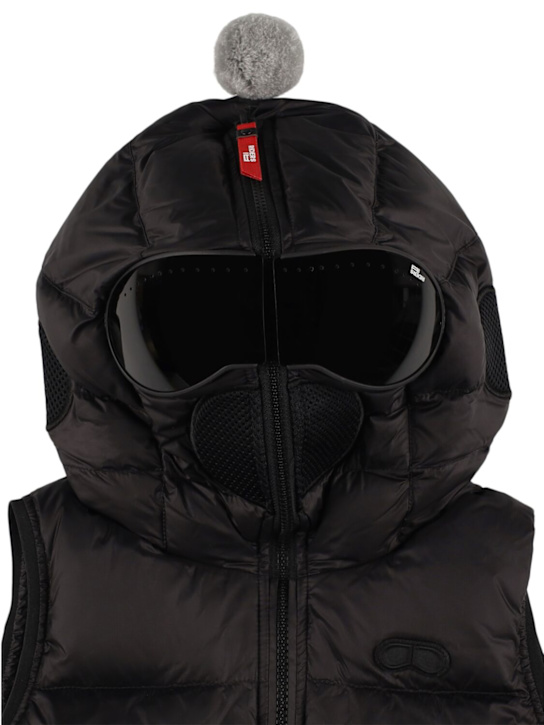 Ai Riders: Nylon down vest - Black - kids-boys_1 | Luisa Via Roma